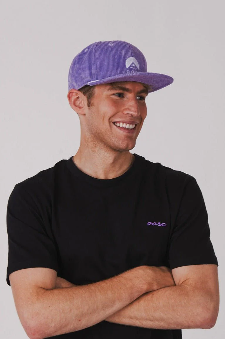 Classic Corduroy Cap - Lilac - Image 4