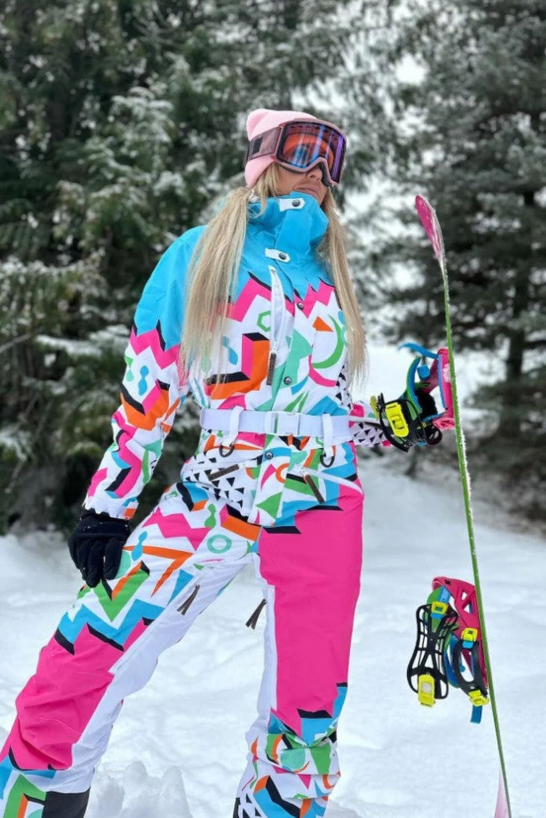 Nuts Cracker Shaped Women's Ski Suit - Image 5