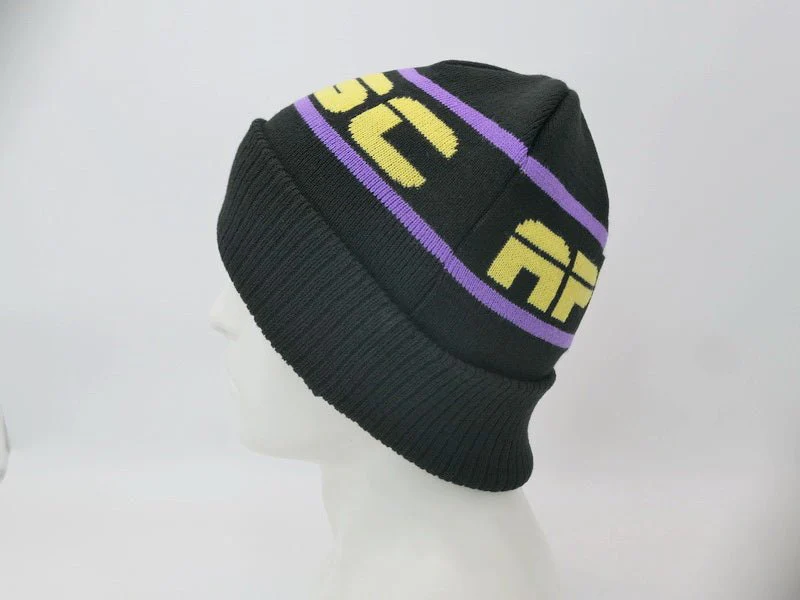 OOSC Après Beanie - Black, Purple, Yellow - Image 6