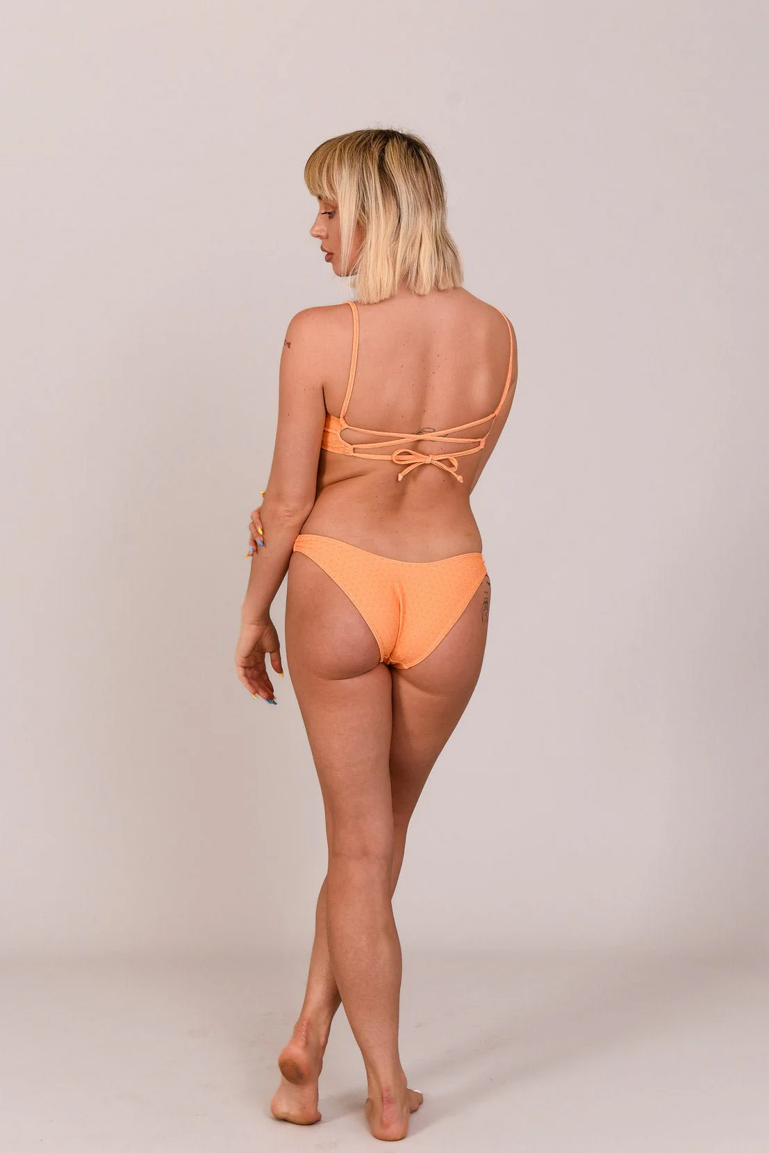 Tangerine Squeeze Brazilian Bikini Bottoms - Image 3